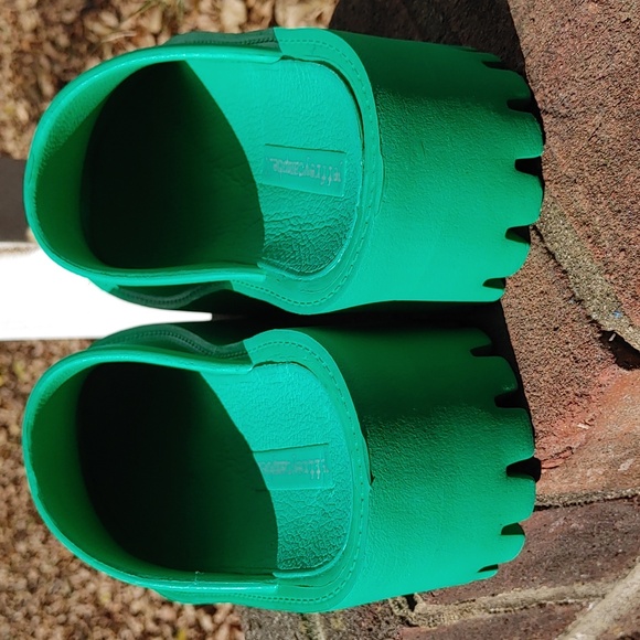 Jeffrey Campbell Sea Salt Bae Chunky Green Clog Size 6 (1053) - Picture 4 of 8